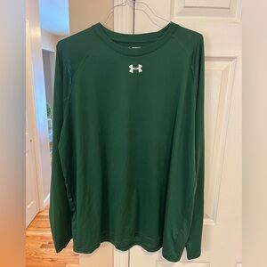 Under Armour Men's Forest Green Long Sleeve Tee